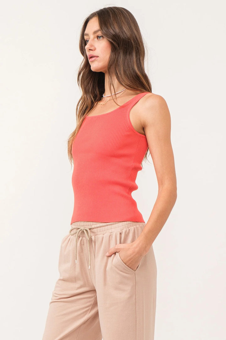 Another Love Sawyer Sleeveless Rib Tank Top