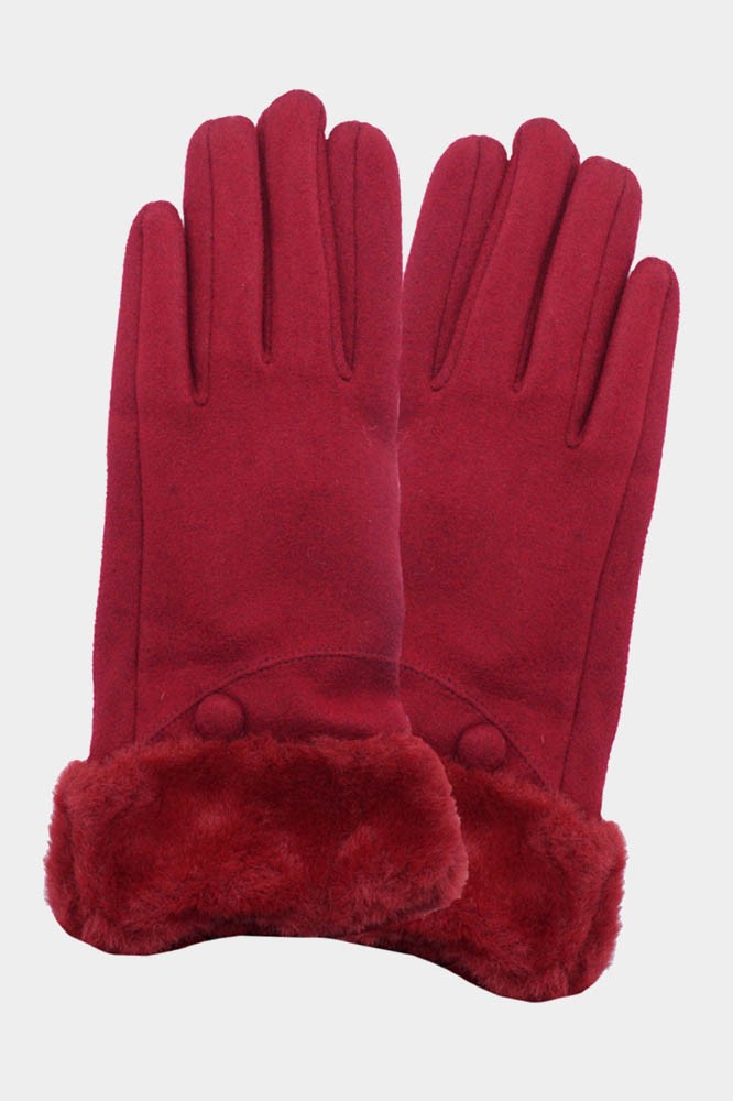 Suede Smart Touch Gloves