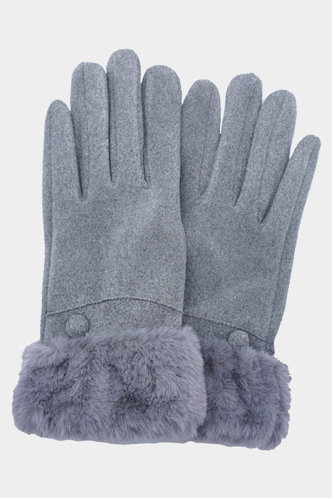 Suede Smart Touch Gloves