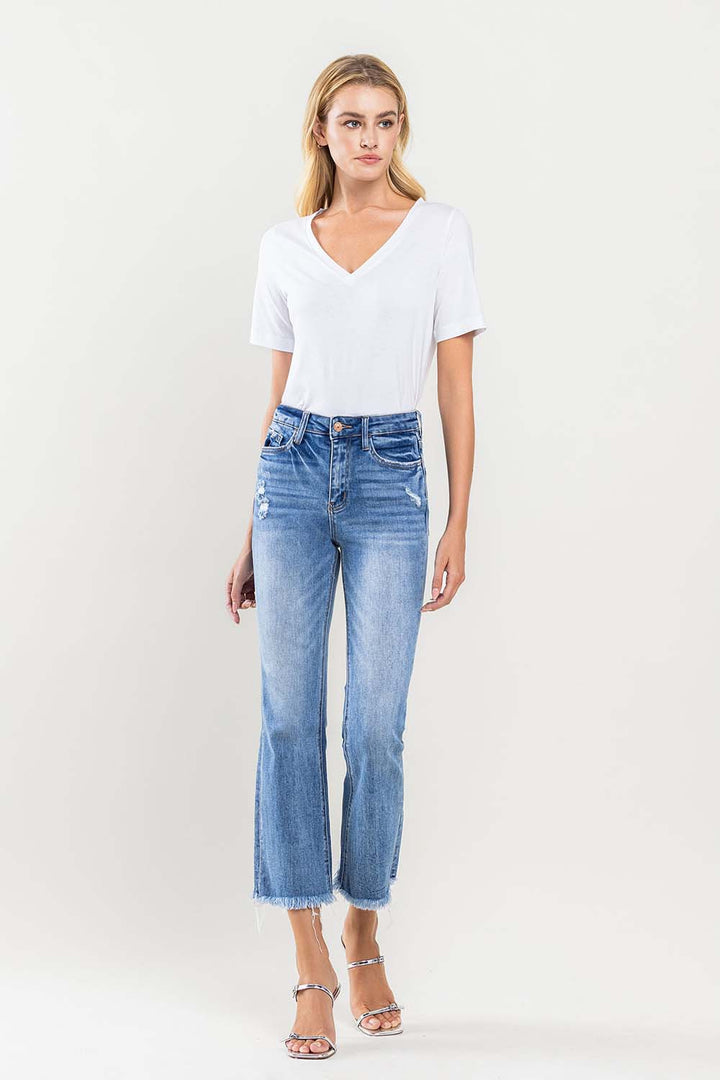 High Rise Kick Flare Jean