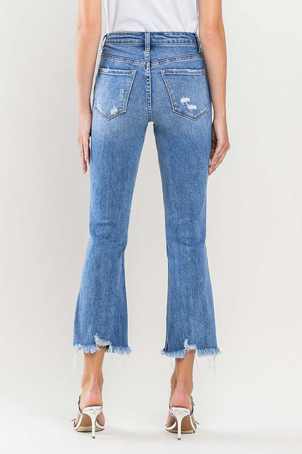 High Rise Kick Flare Jean