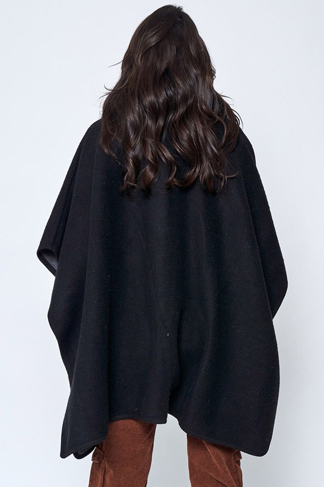 Ruana Poncho with Pockets