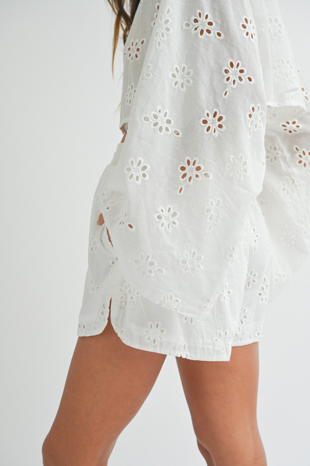 Eyelet Shorts