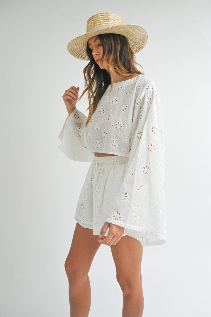 Eyelet Shorts