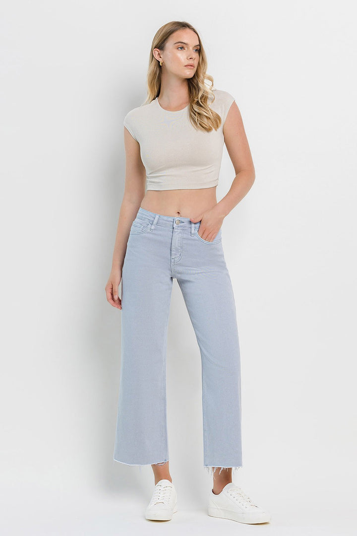 Vervet High Rise Crop Wide Leg