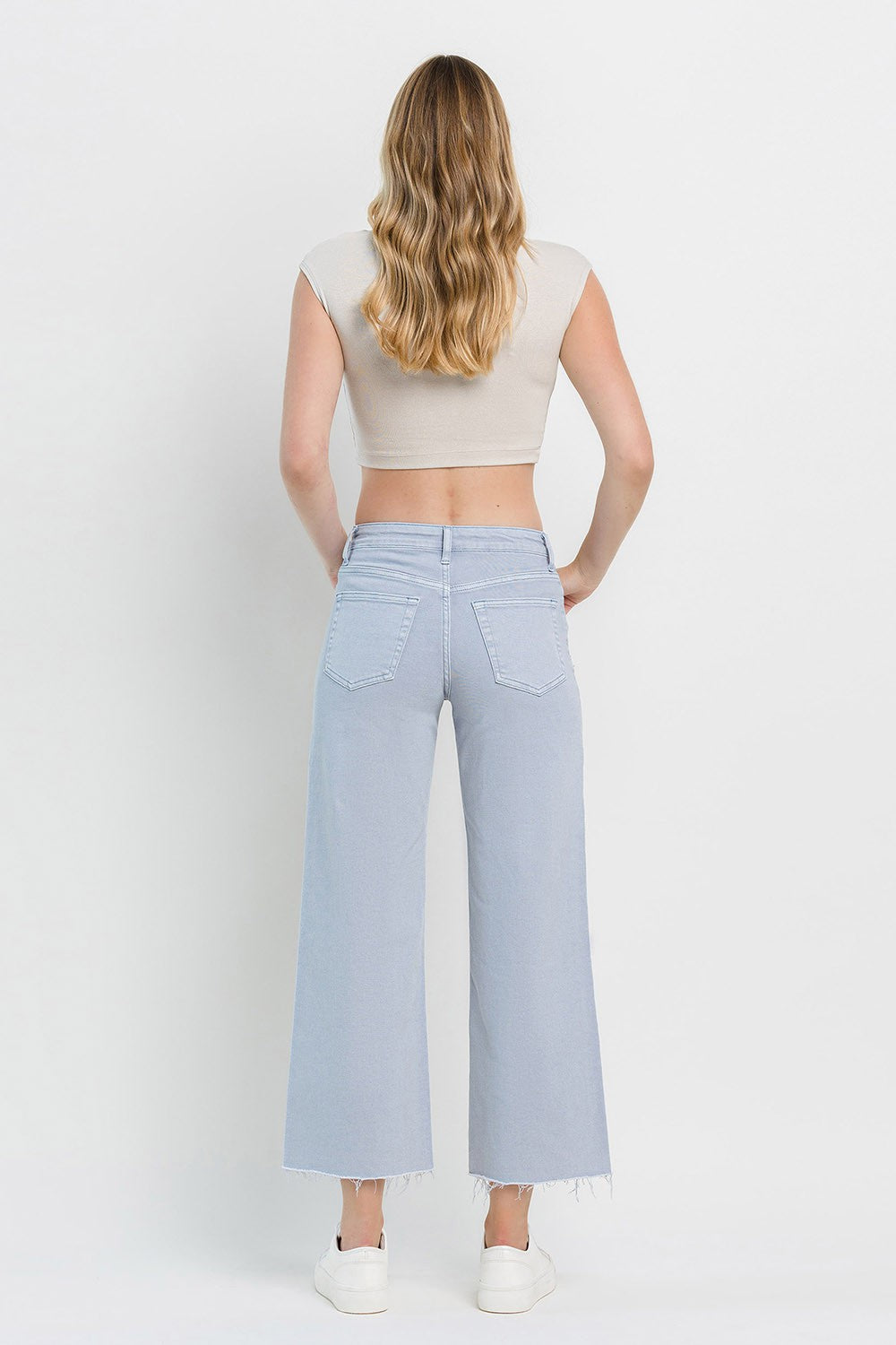 Vervet High Rise Crop Wide Leg