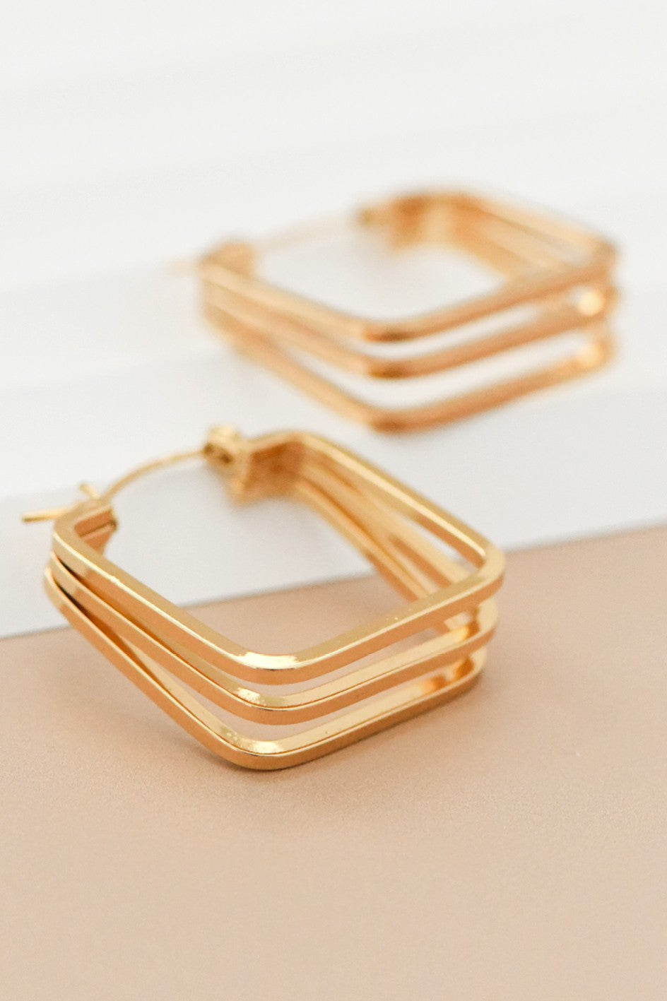 Square Hoop Earrings