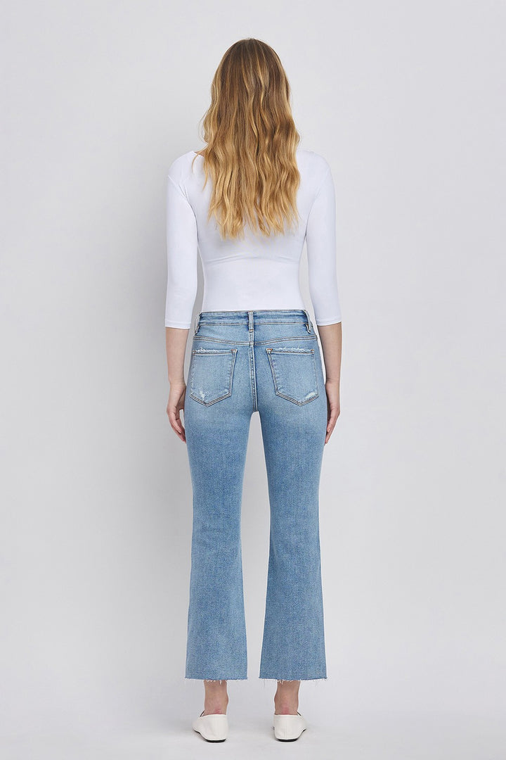 High Rise Kick Flare Jean