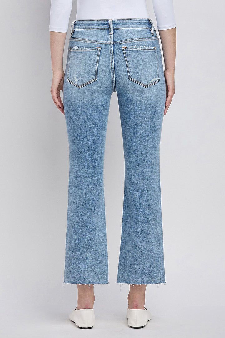 High Rise Kick Flare Jean