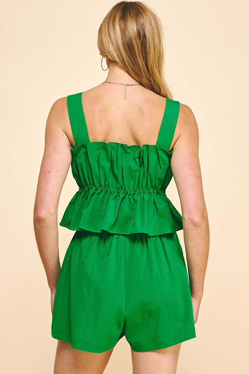 Pleated Front Top