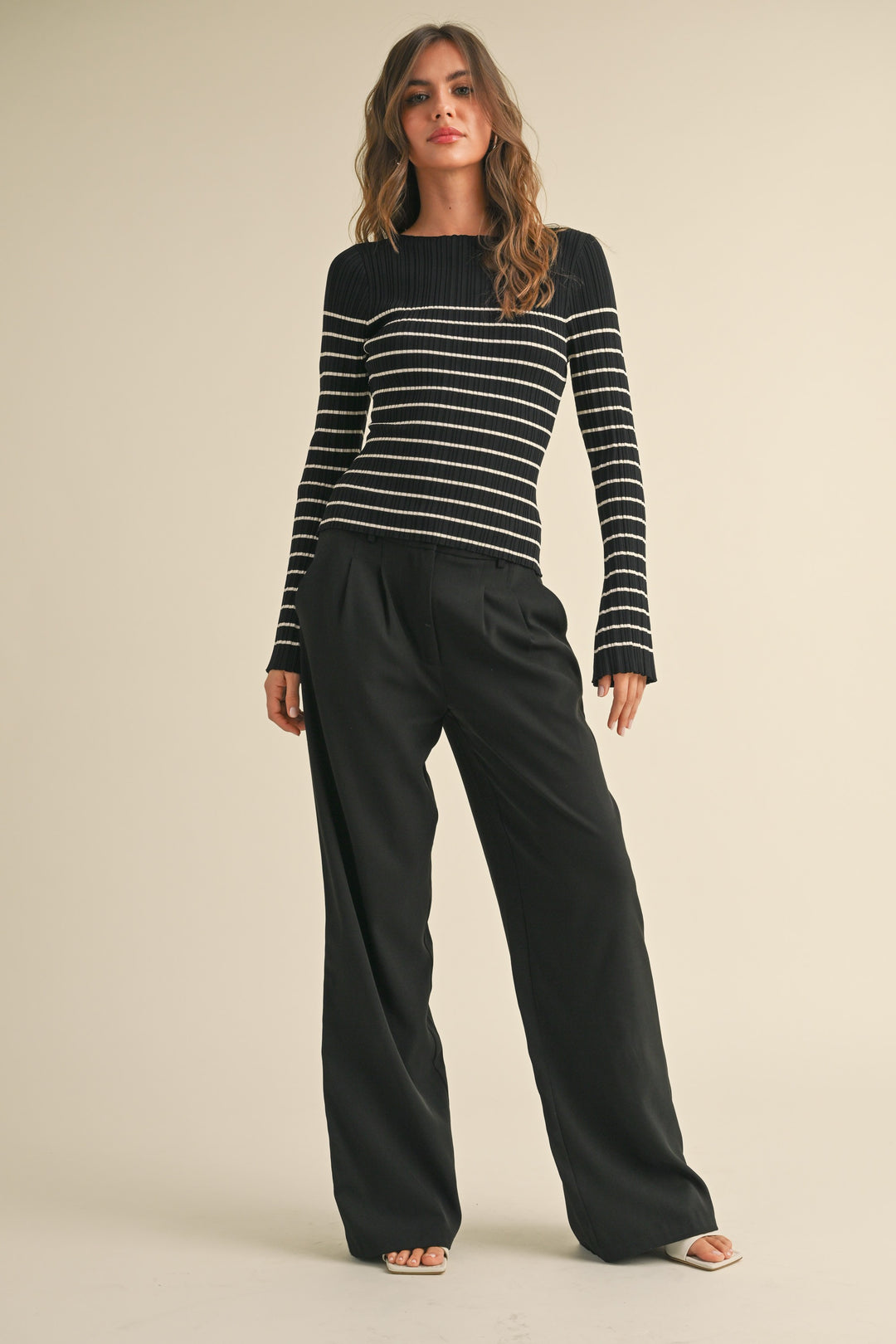 Long Sleeve Stripe Top