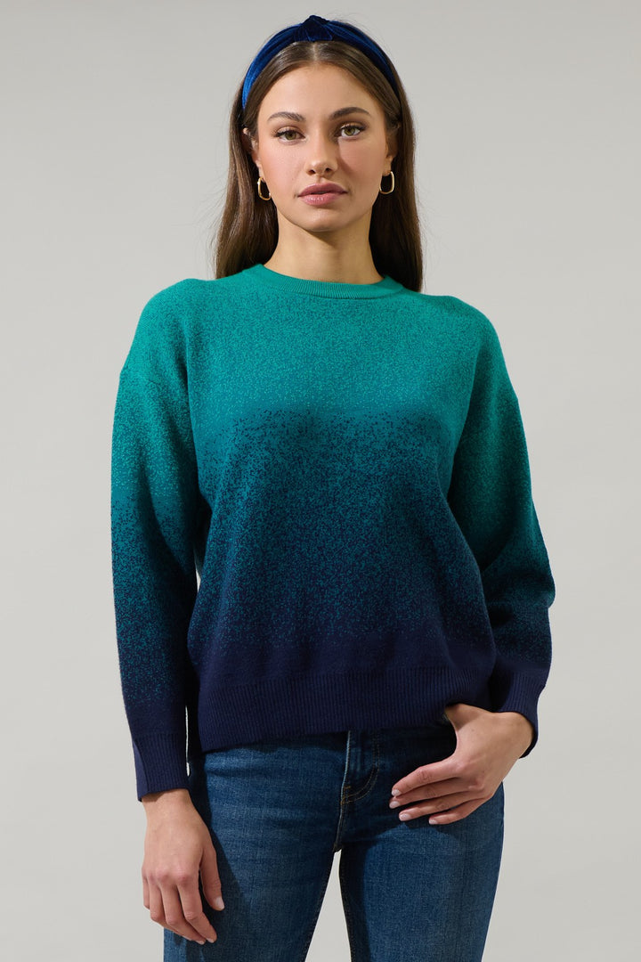 Nessa Gradient Ombre Long Sleeve Sweater