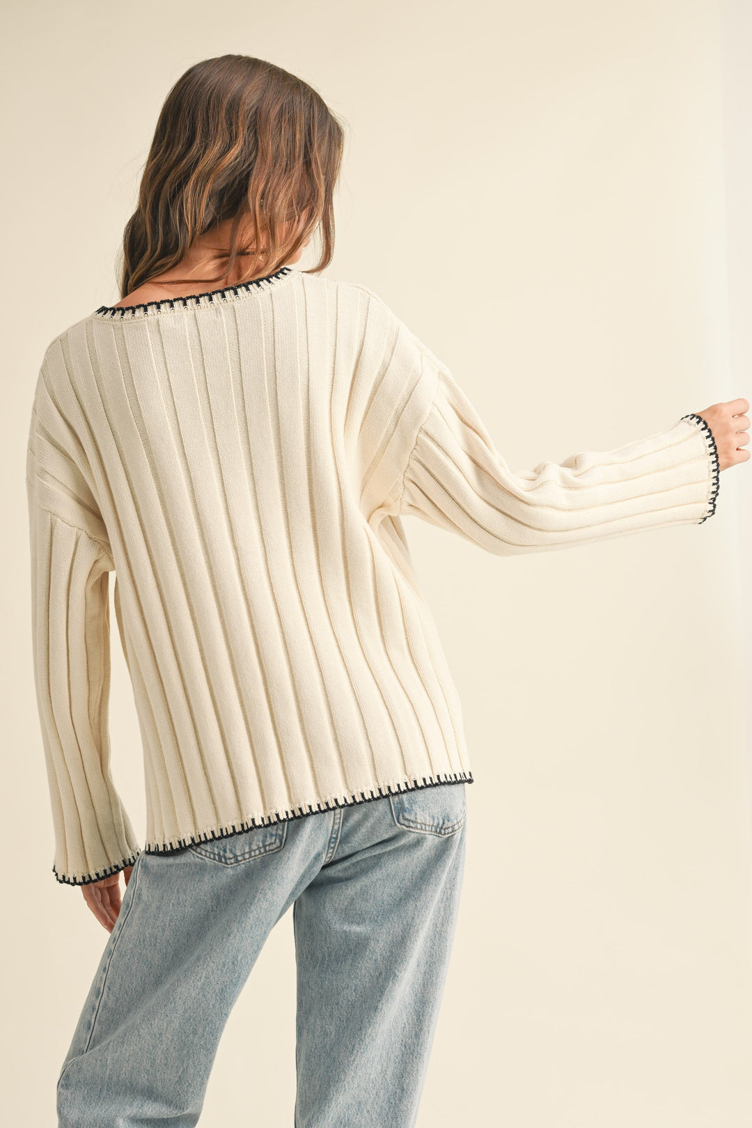 Stitching Detail Sweater