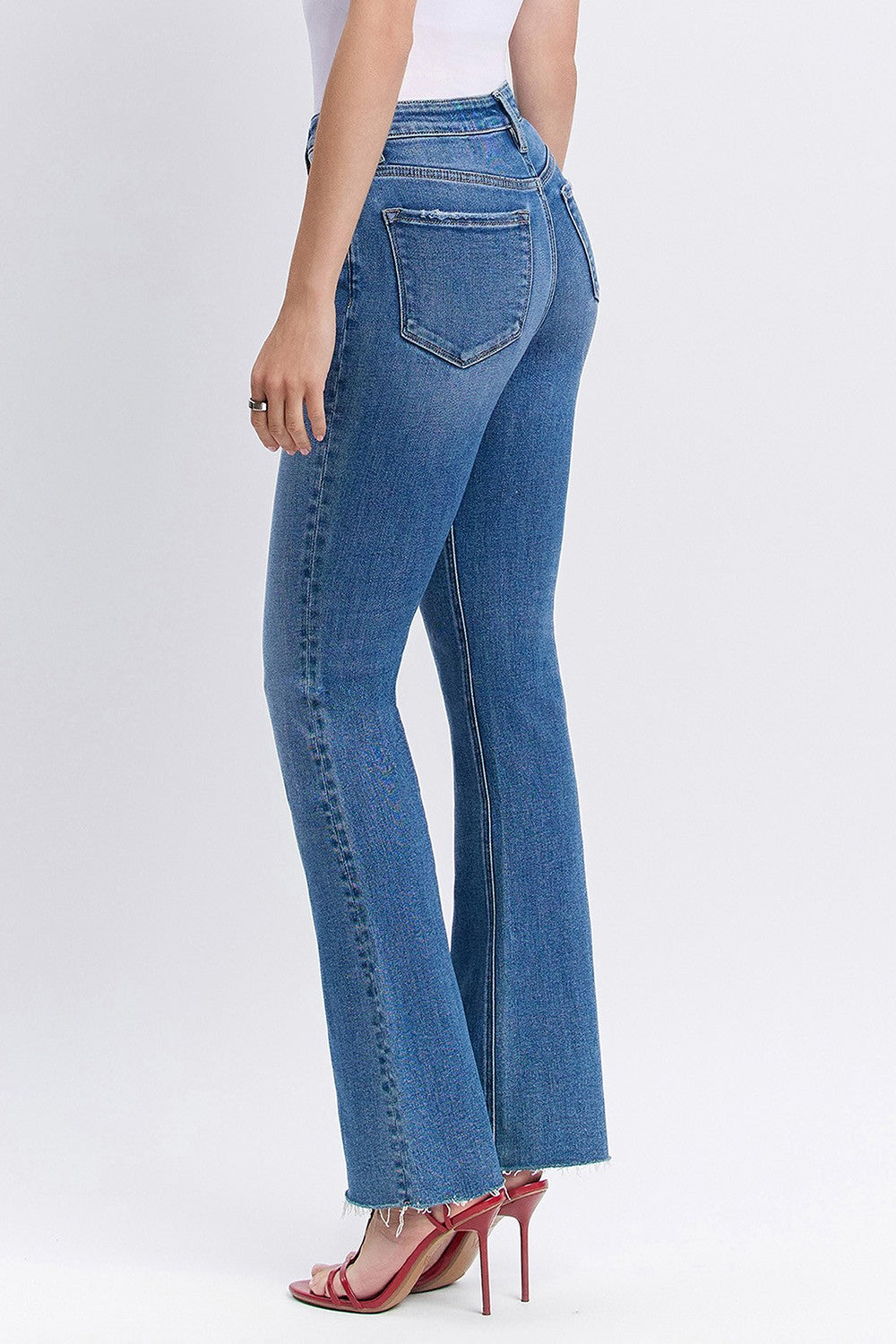 Andie Clean Bootcut Jeans