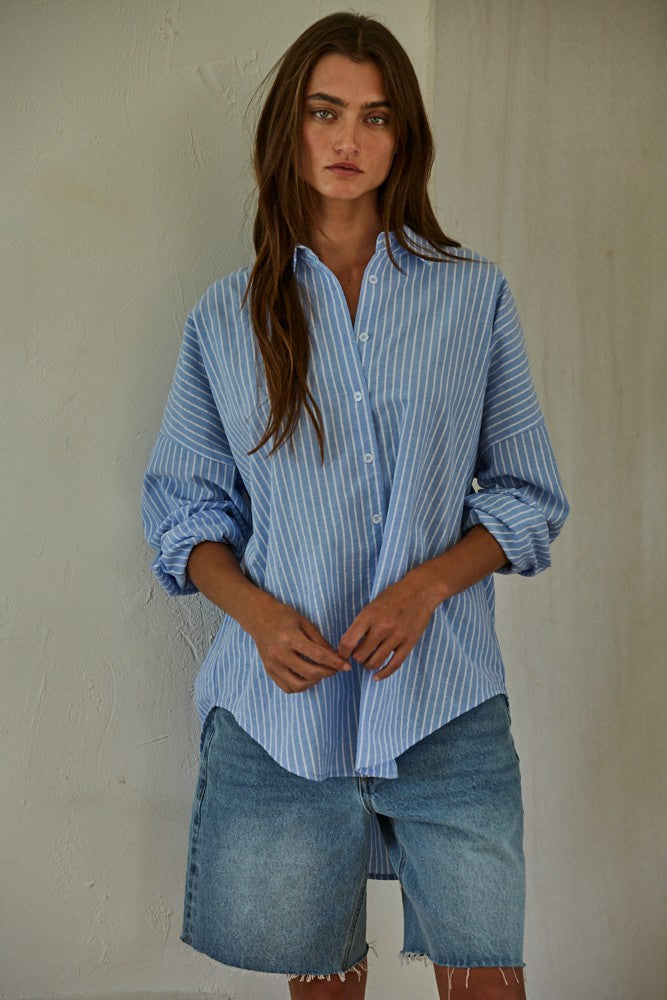 Boyfriend Button Down Top