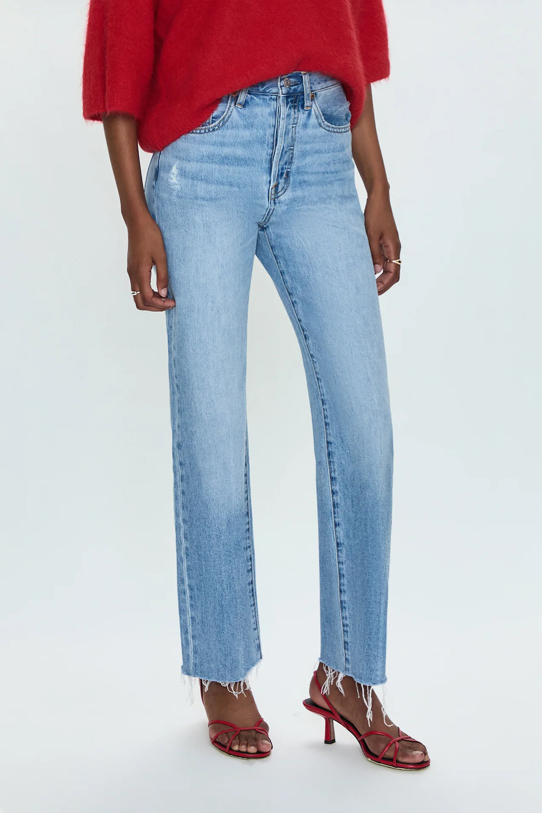 Pistola Cassie Super High Rise Straight Jeans