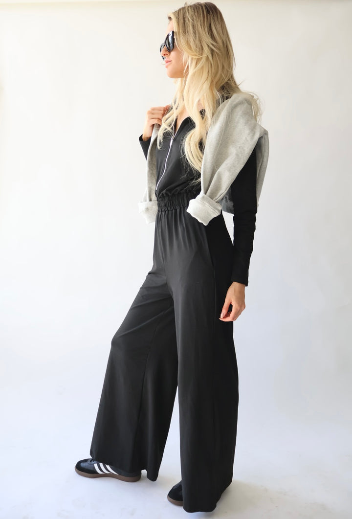 Claire Zipper Jumpsuit