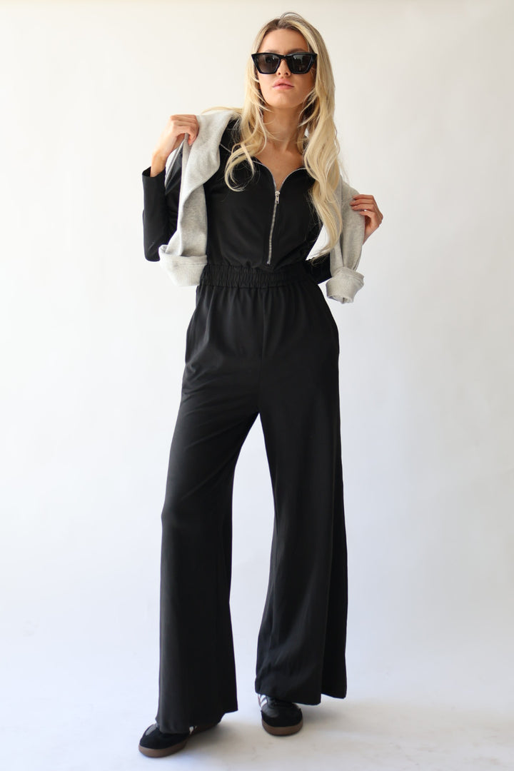 Claire Zipper Jumpsuit