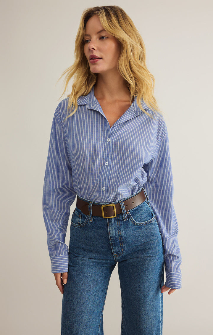 Seaport Striped Button Down