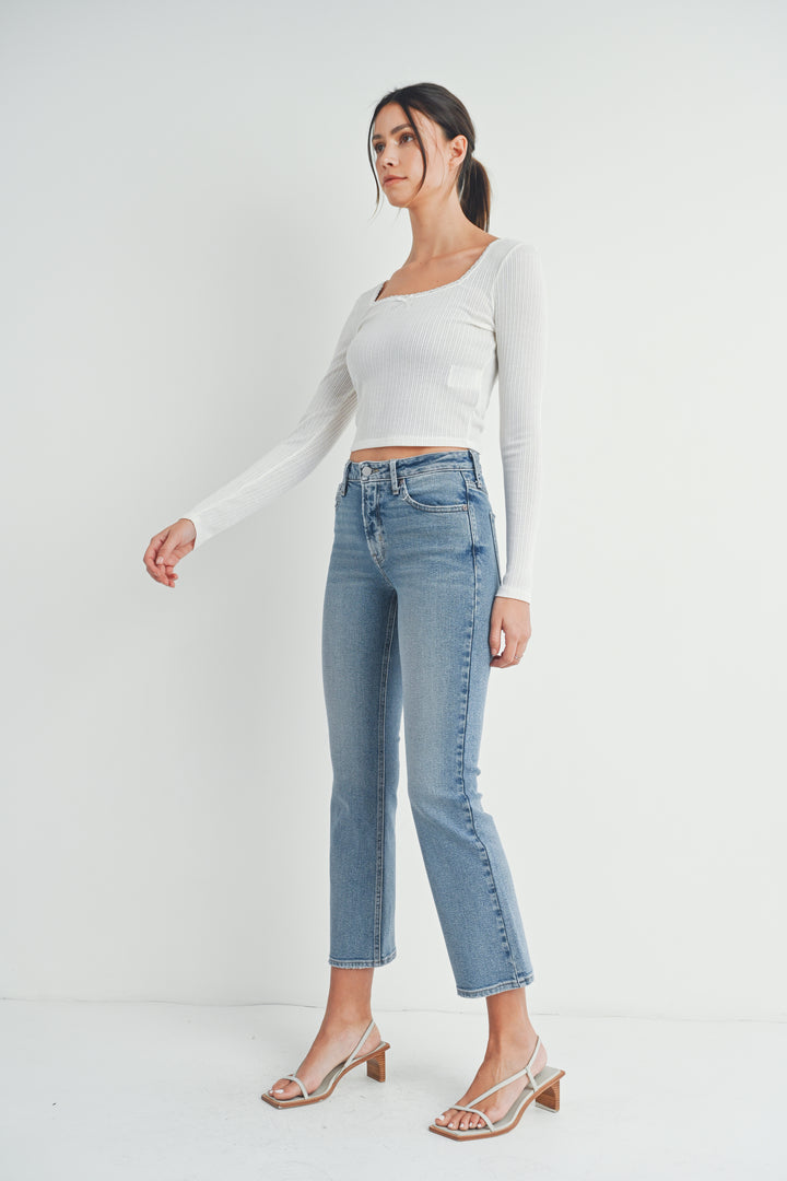 Slim Cropped Bootcut