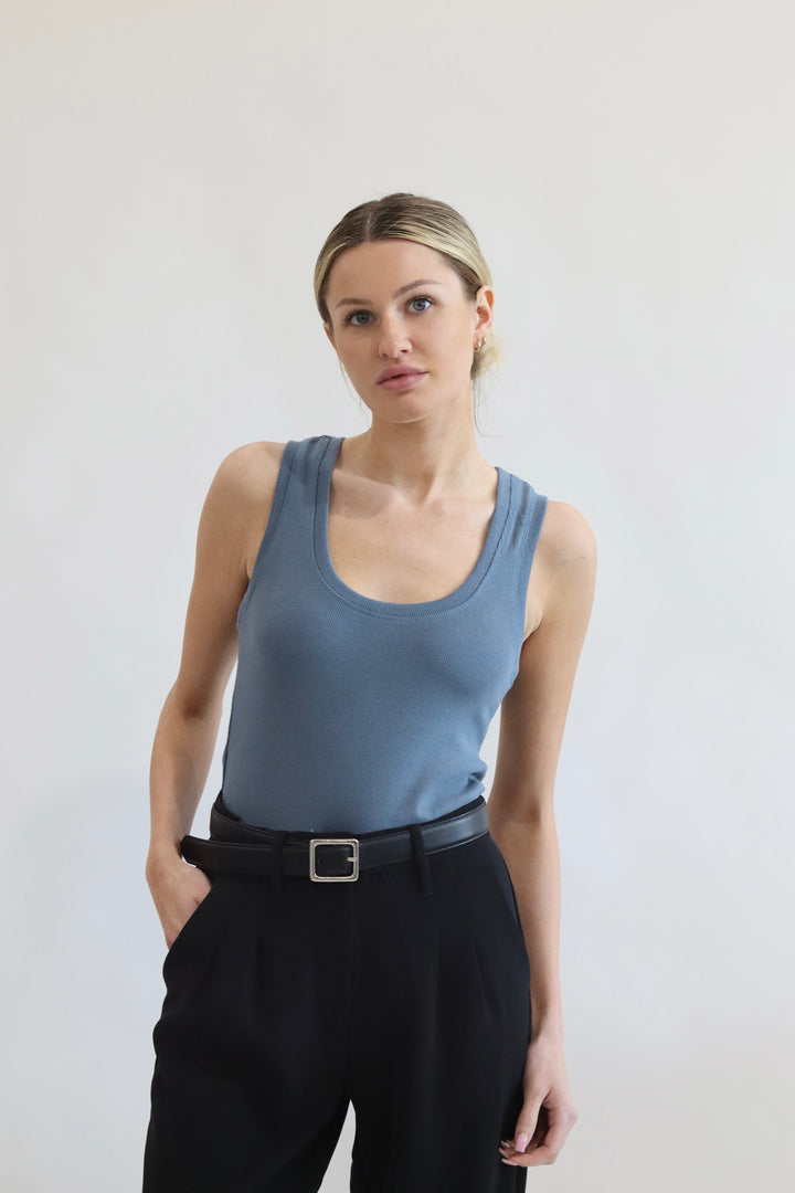 Essential Ribbed Tank Top