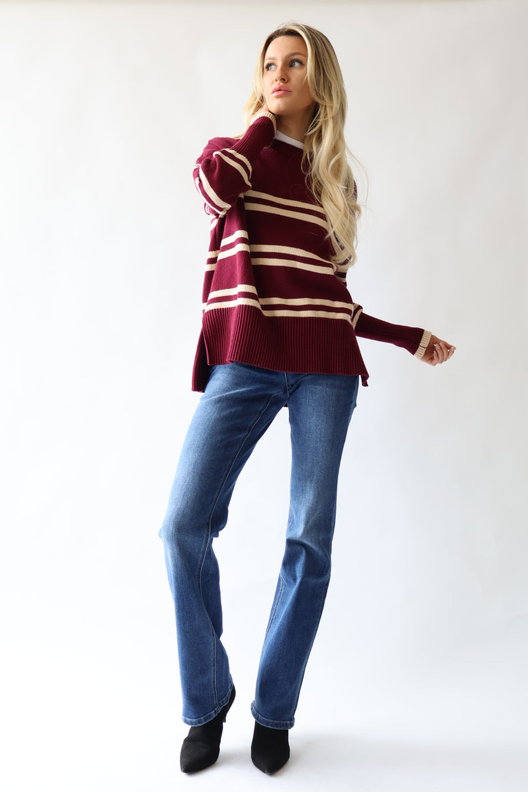 Oversized Stripe Sweater