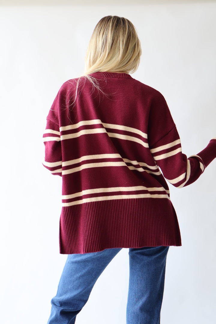 Oversized Stripe Sweater