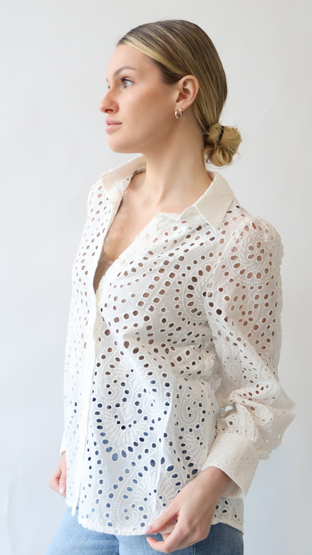 Eyelet Lace Blouse