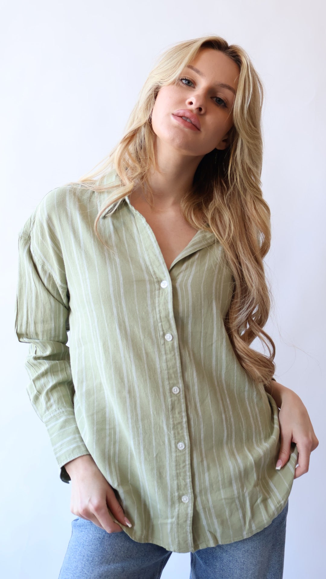 Linen Button Down Shirt