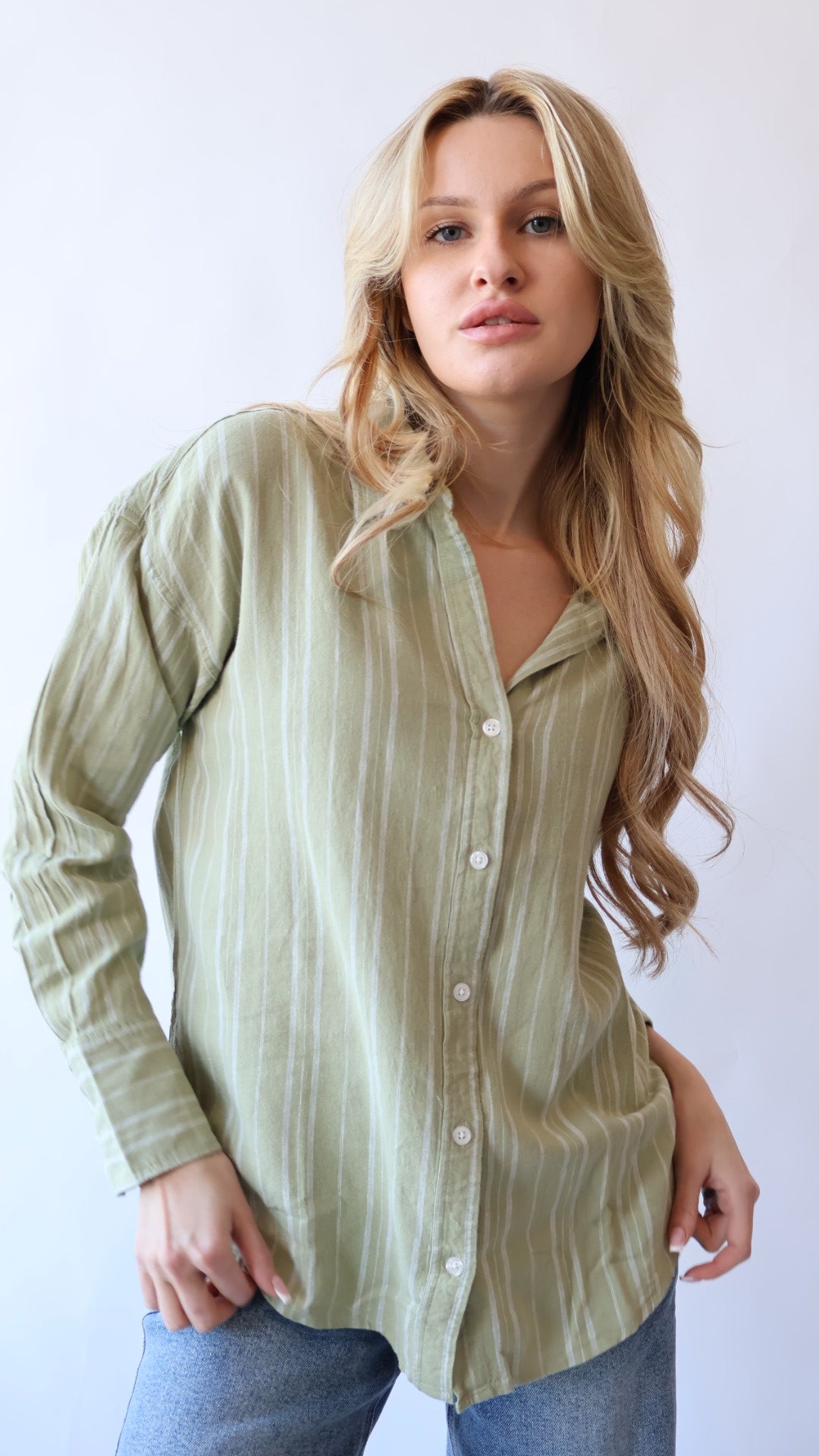 Linen Button Down Shirt