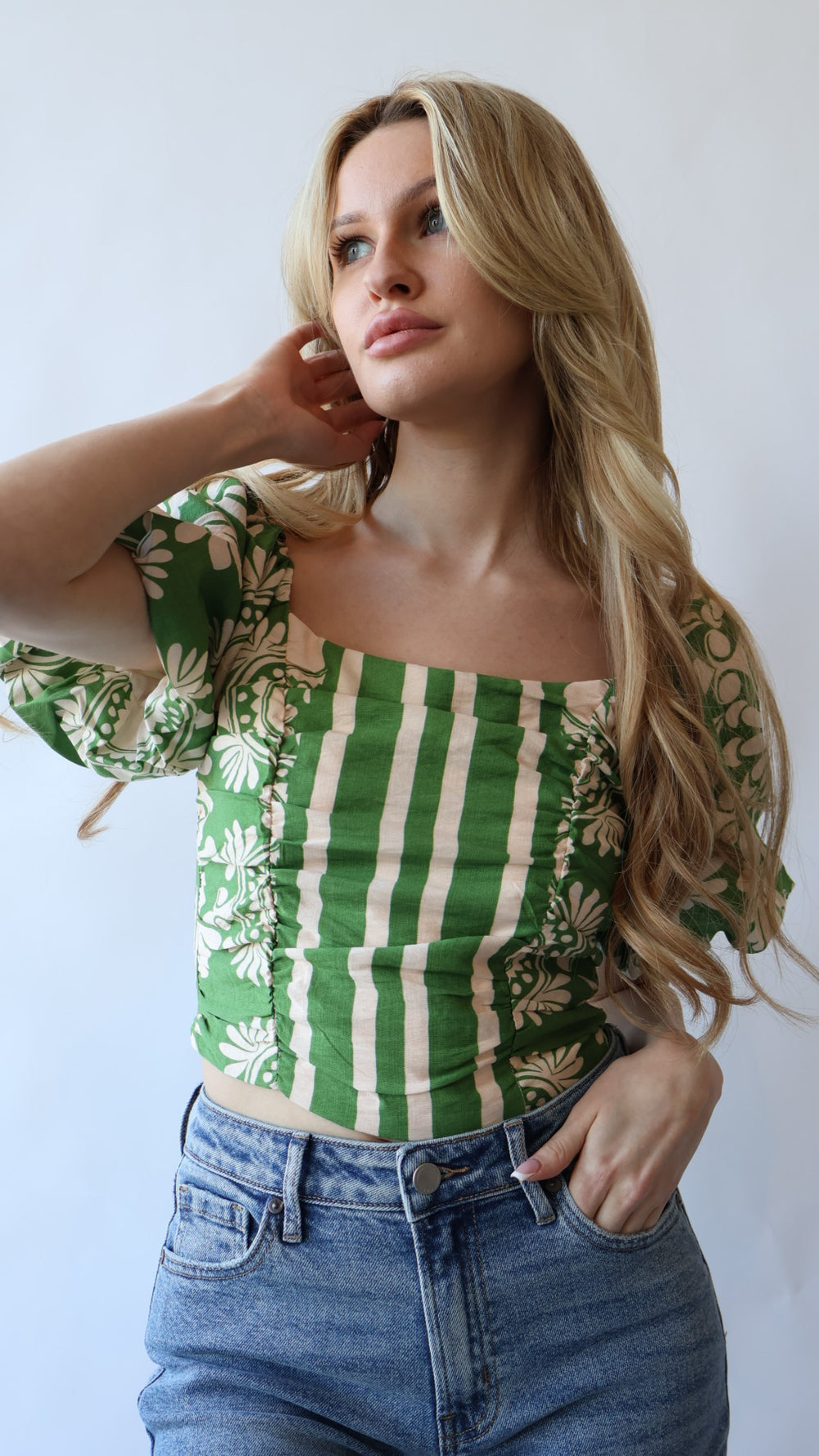 Carson Printed Tube Top