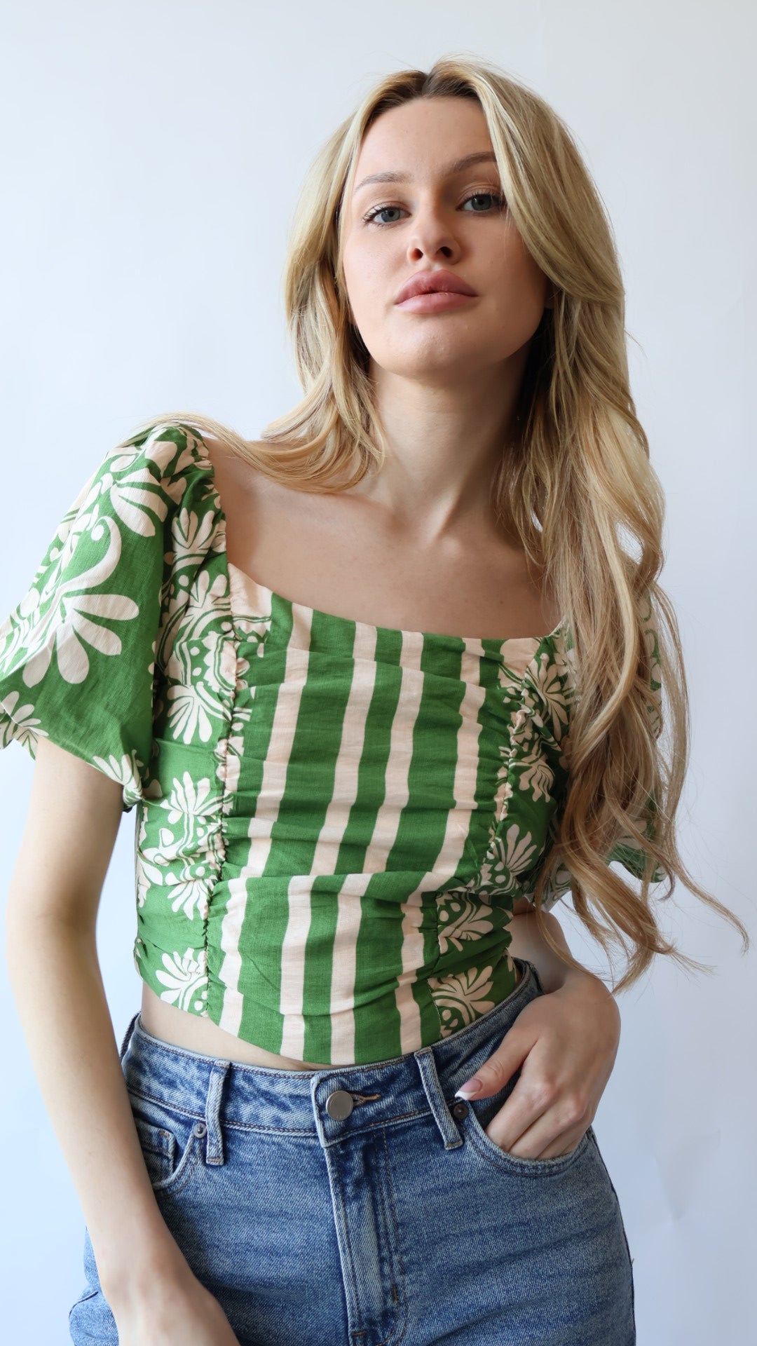 Carson Printed Tube Top