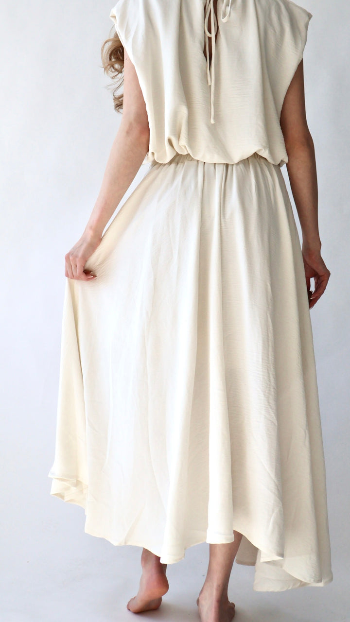 Pleated Midi Skirt