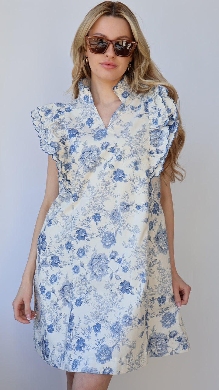 Hamptons Vintage Floral Dress