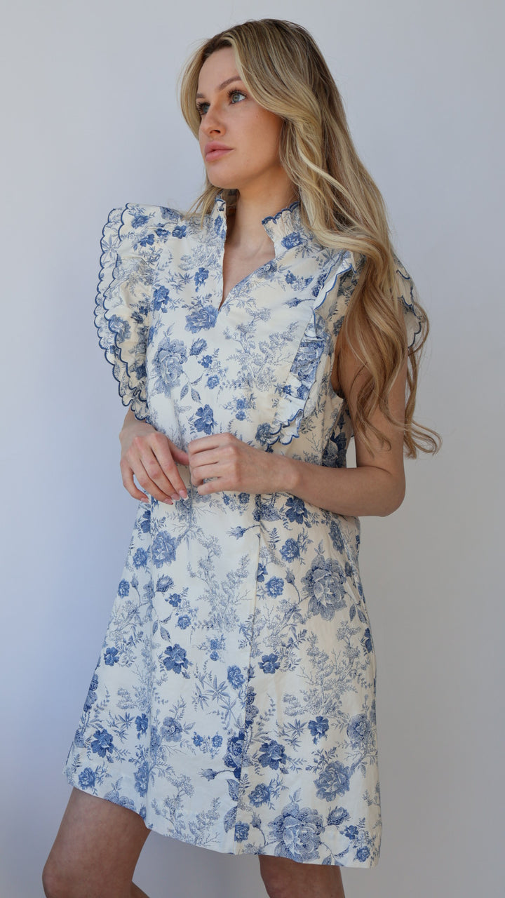 Hamptons Vintage Floral Dress