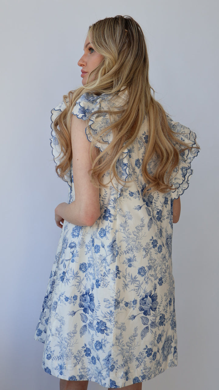 Hamptons Vintage Floral Dress