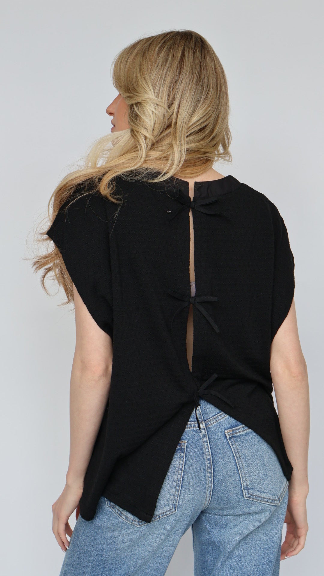 Bow Back Short Sleeve