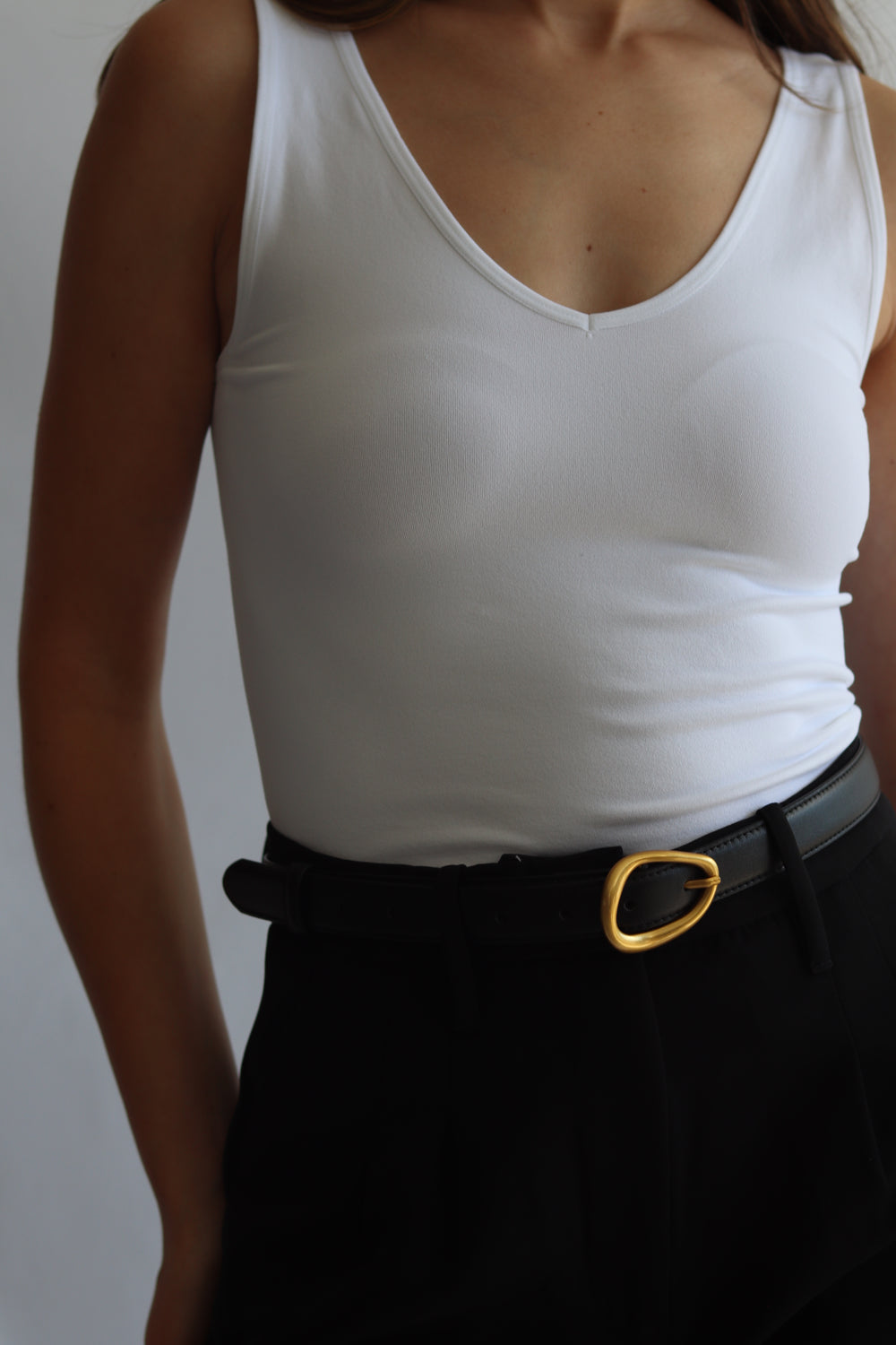 Legendary Solid Brass Leather Belt