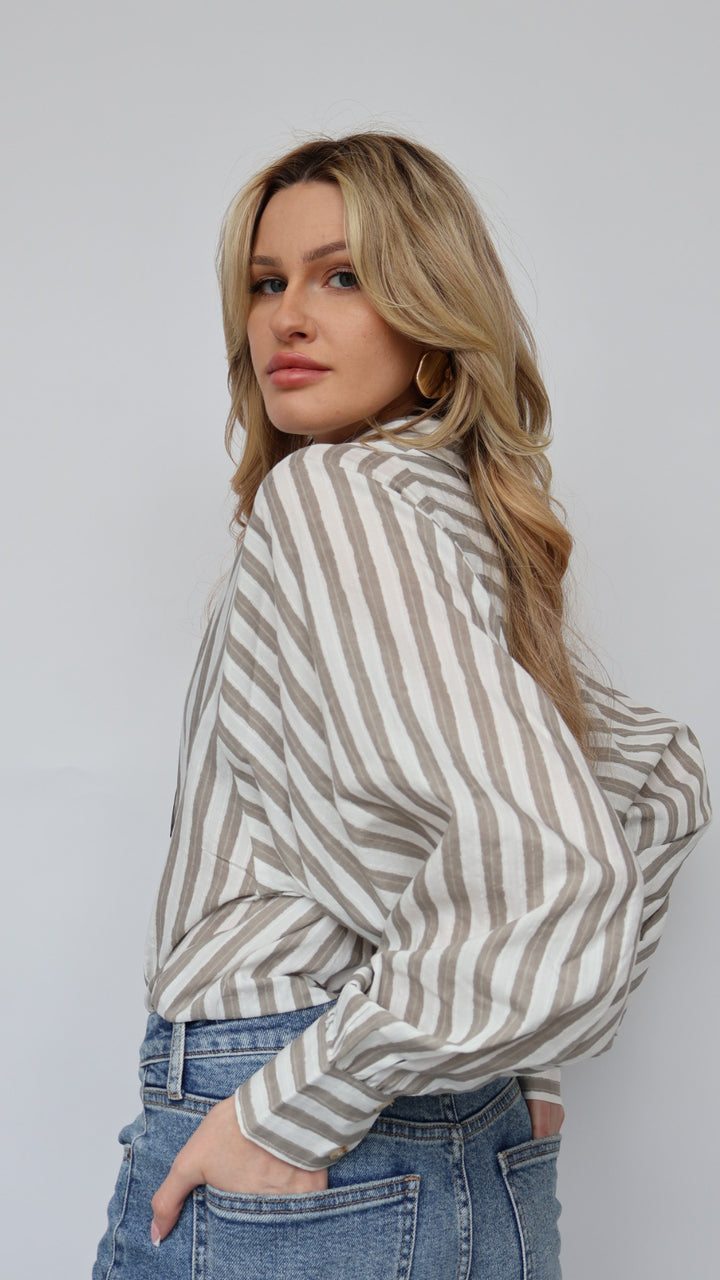 Classic Stripe Button Down