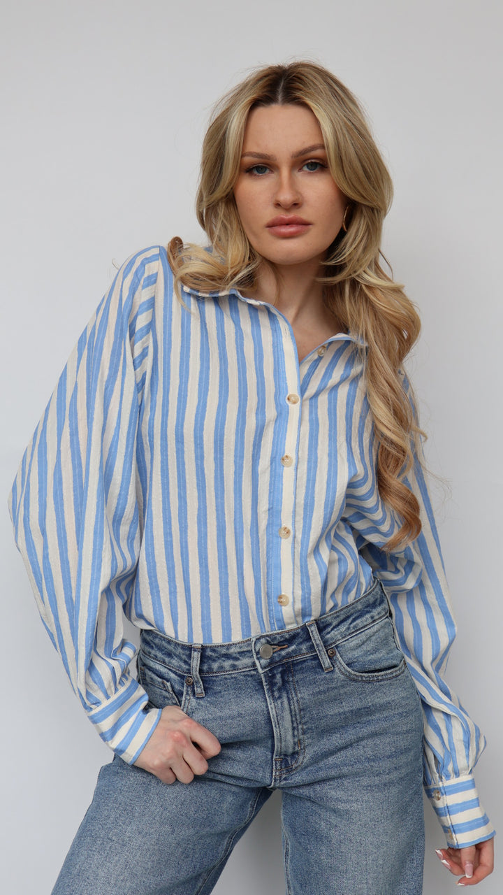 Classic Stripe Button Down