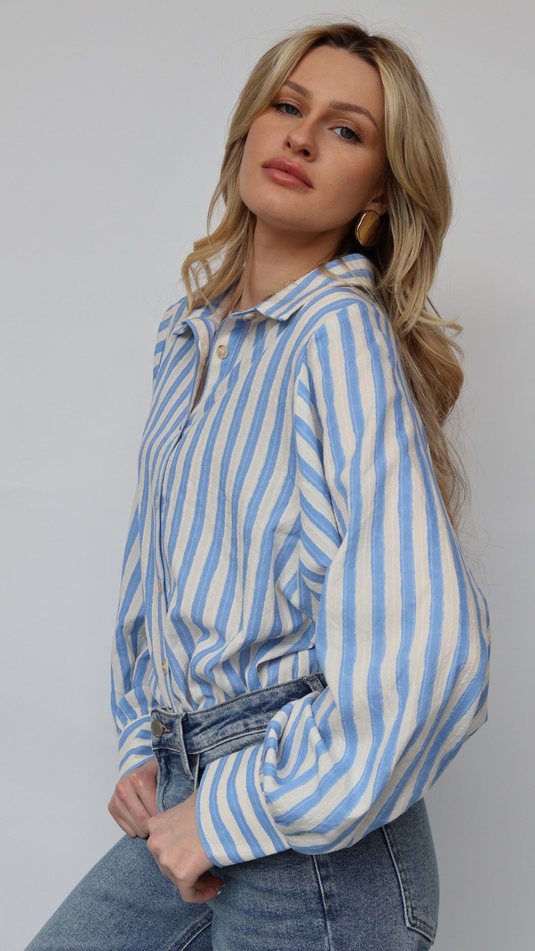 Classic Stripe Button Down