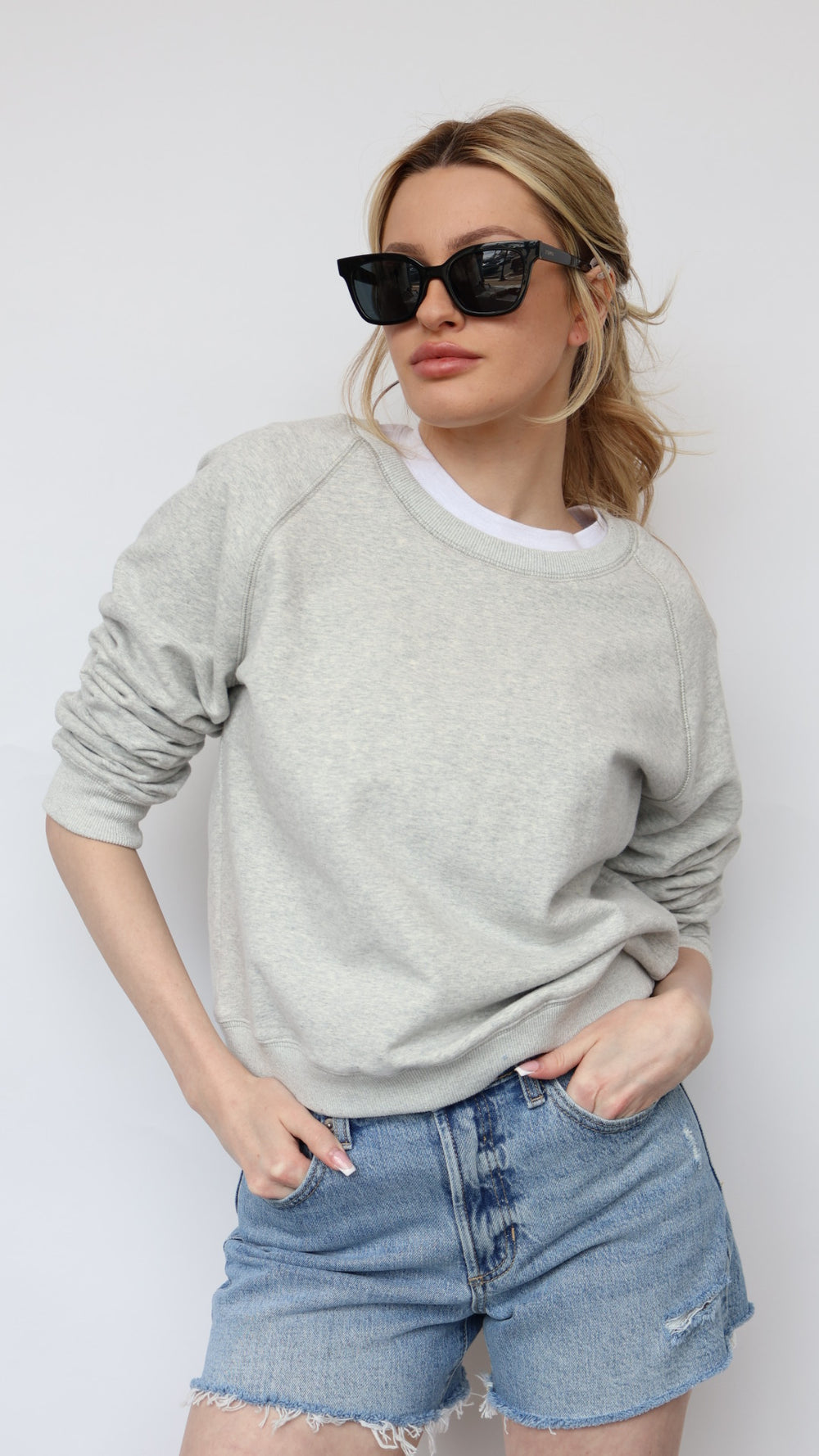 The Perfect Cotton Crew Neck Sweatshirt