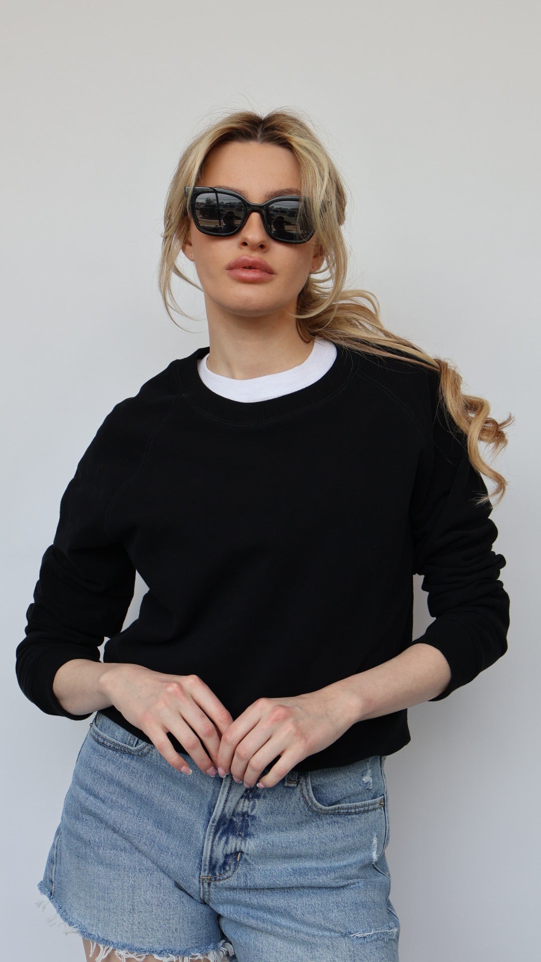 The Perfect Cotton Crew Neck Sweatshirt