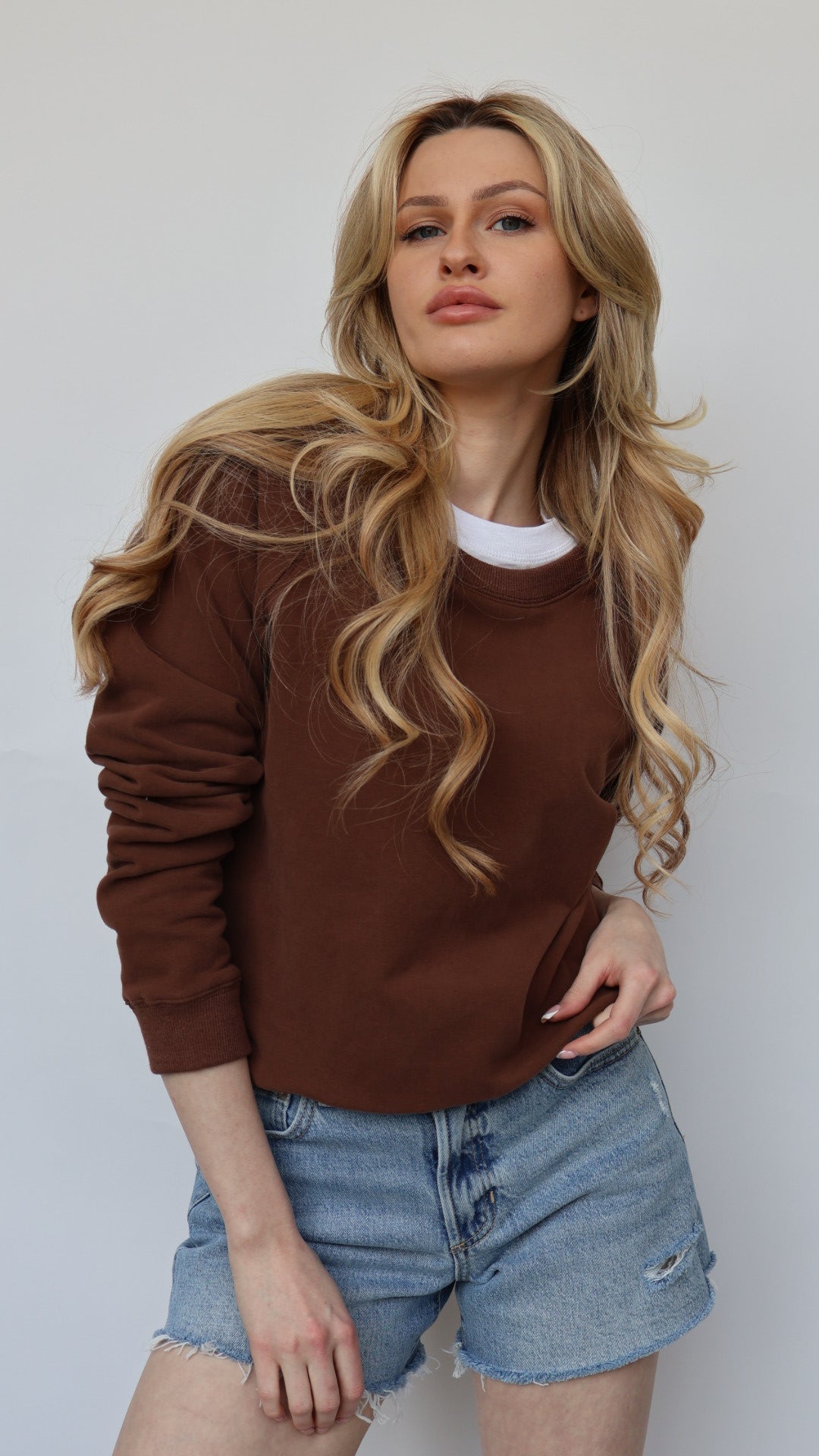 The Perfect Cotton Crew Neck Sweatshirt