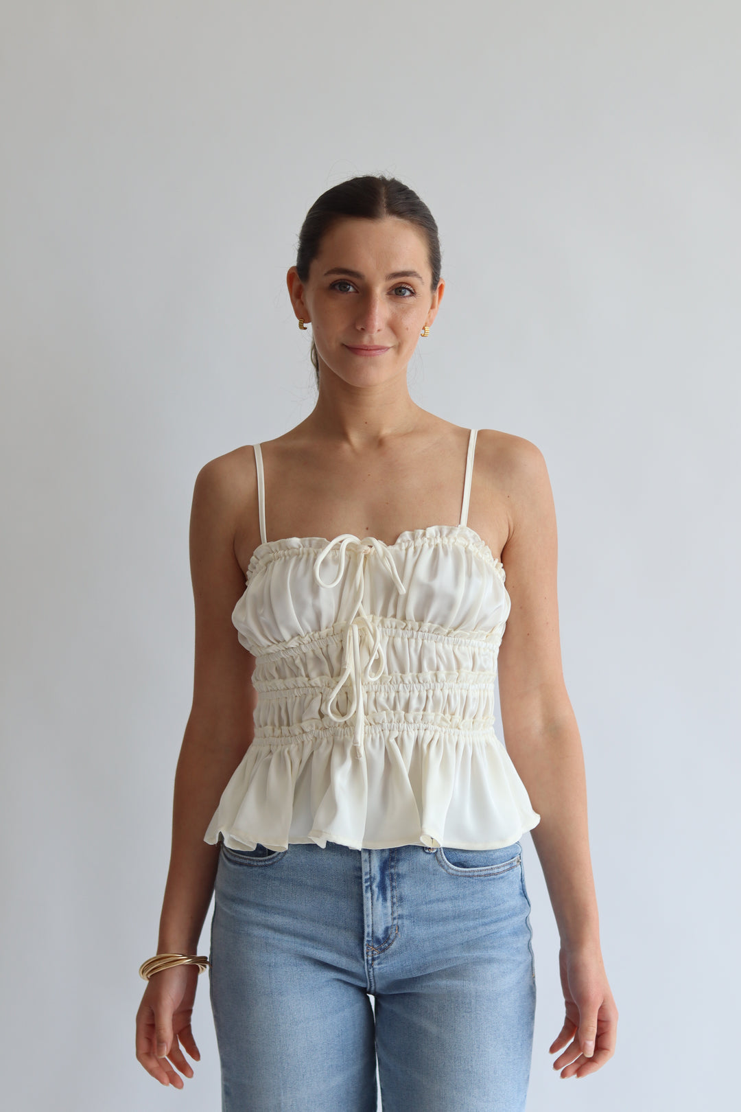 Smocked Cami Tank Top