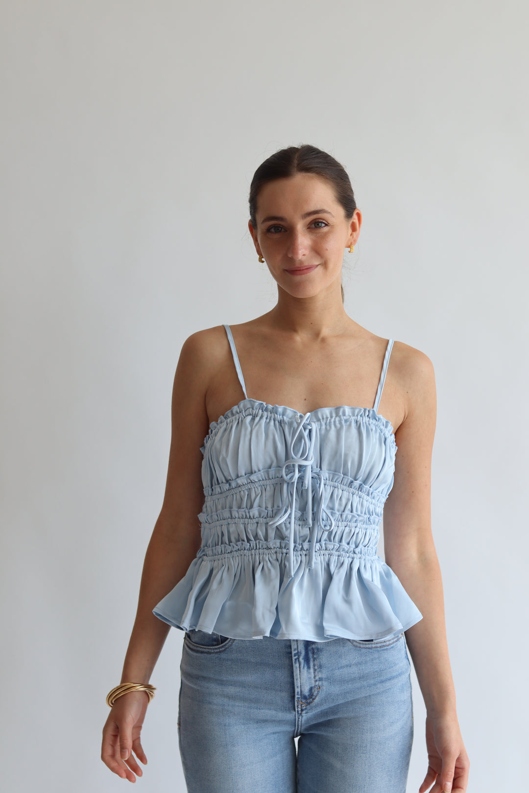 Smocked Cami Tank Top