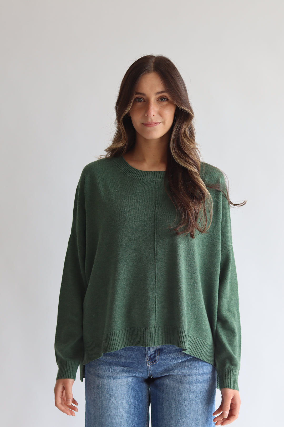 Crewneck Boxy Sweater