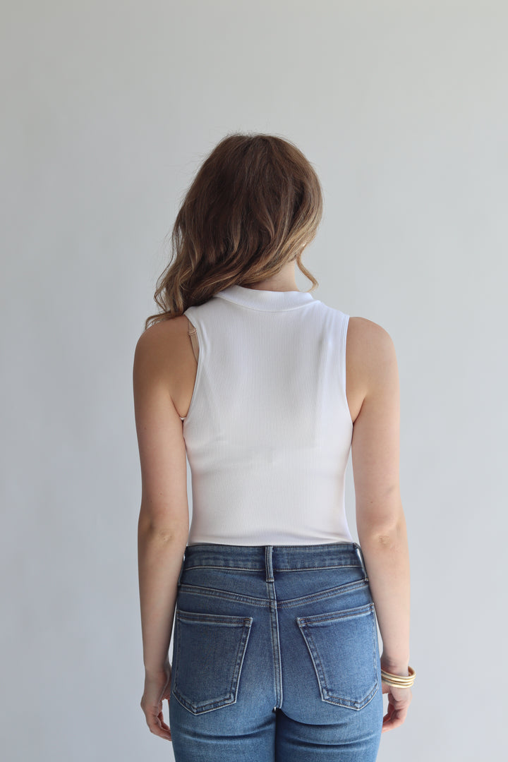 Contour Mock Neck Tank