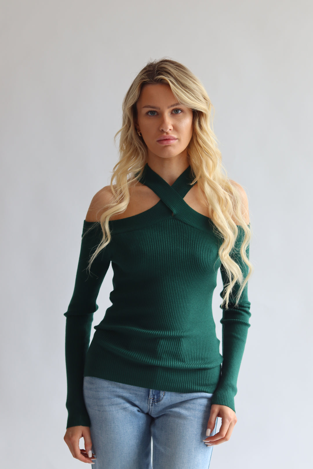 Twist Neck Sweater