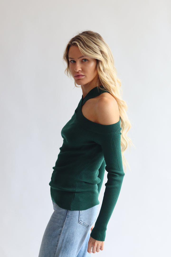 Twist Neck Sweater